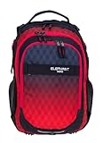 Elephant Schulrucksack HERO SIGNATURE Rucksack (Red Cube 12868 (Rot Schwarz))