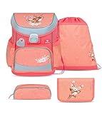 Belmil Mini-Fit Schulranzen Set 4 -teilig (405-33/AG/S) (Cute Doe)