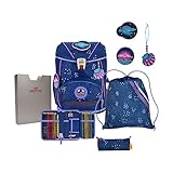 DerDieDas Schulrucksack Set 5-TLG. Ergoflex Deep Ocean 2023