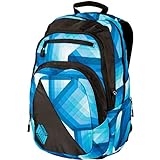 Nitro Stash Rucksack Schulrucksack Schoolbag Daypack Damenrucksack Schultasche schöne Rucksäcke Alltag Fahrradtasche, Geo Ocean, 29L